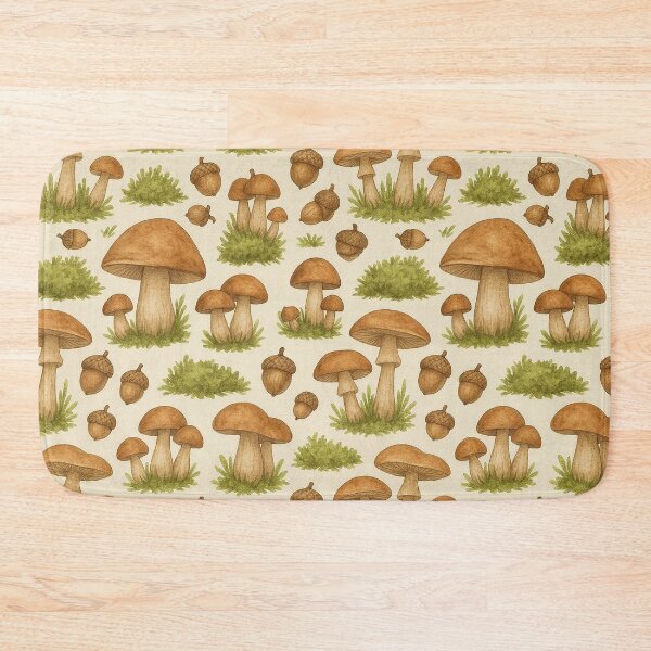 Item preview, Moss & Acorn Woodland Mushrooms designed and sold by MiLaKK.