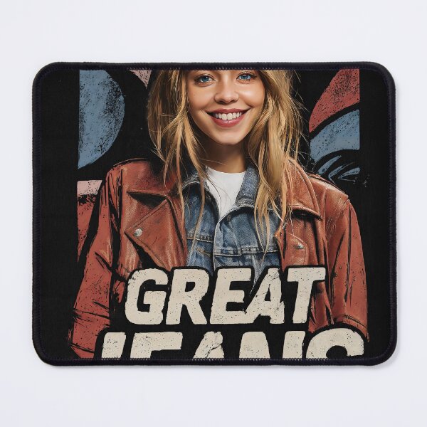 Item preview, Sydney Sweeney Great Jeans Flirty Smile Celebrity Meme T-Shirt designed and sold by Senpaiwaves.