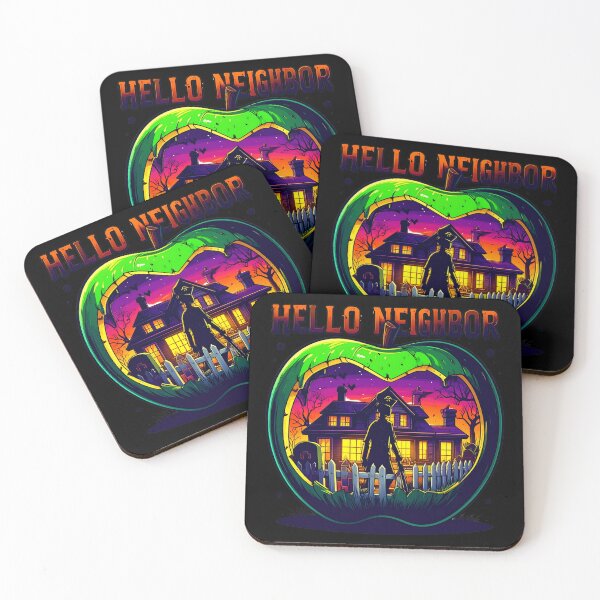 Item preview, Spooky Neighbor's Apple House | Hello Neighbor Fan Art Print designed and sold by Alicjareign.
