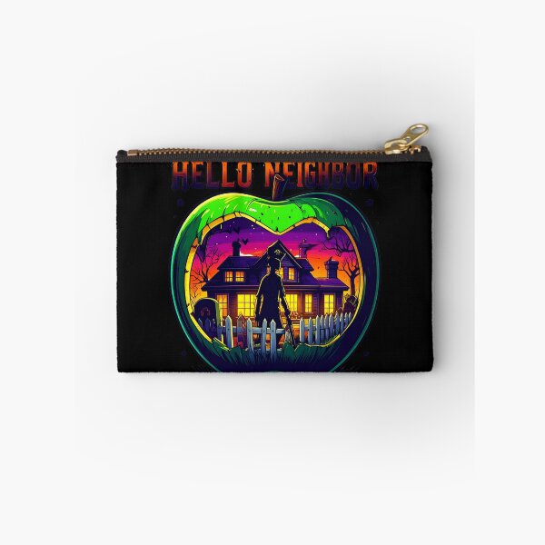 Item preview, Spooky Neighbor's Apple House | Hello Neighbor Fan Art Print designed and sold by Alicjareign.