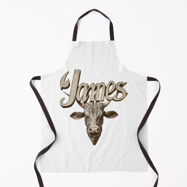 Item preview, James Taurus Zodiac Sign – Earthy Bull Personalized Name Art designed and sold by AlexLineArt.