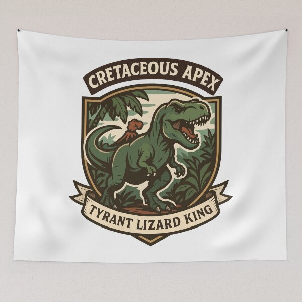 Item preview, Cretaceous Apex Tyrant Lizard King T-Rex Dinosaur Art designed and sold by WildlifeInc.