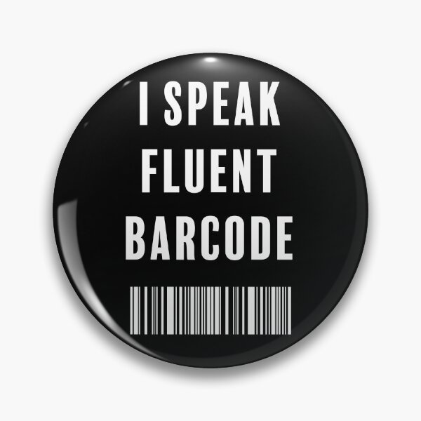 Item preview, Funny Retail Worker Shirt – “I Speak Fluent Barcode” – Grocery Store Employee Humor Tee for Cashiers, Store Clerks, and Retail Associates designed and sold by 519xdesign.
