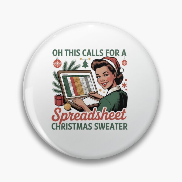 Item preview, Oh This Calls for a Spreadsheet Christmas Sweater designed and sold by Naitsebas.