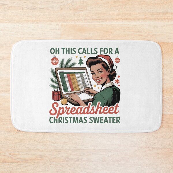 Item preview, Oh This Calls for a Spreadsheet Christmas Sweater designed and sold by Naitsebas.