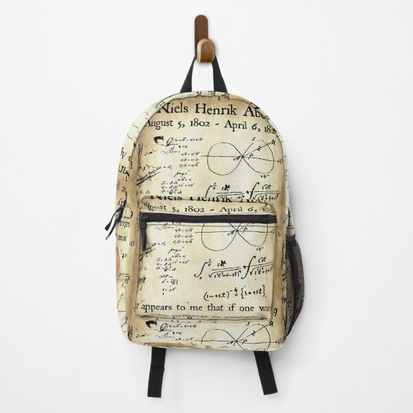 Item preview, Nerdy Vintage Niels Henrik Abel It Appears to Me that if One Wants to Make Progress Math Science Teacher Black Text Parchment designed and sold by MathWare MathClips.