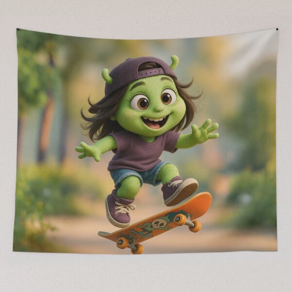Item preview, Skater Bogeywoman designed and sold by Sillytoe.