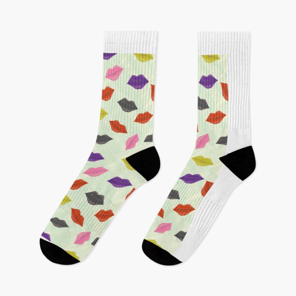 Item preview, Colorful Lips Pattern – Bold Kiss Print Pop Art Design designed and sold by Woolpixel.