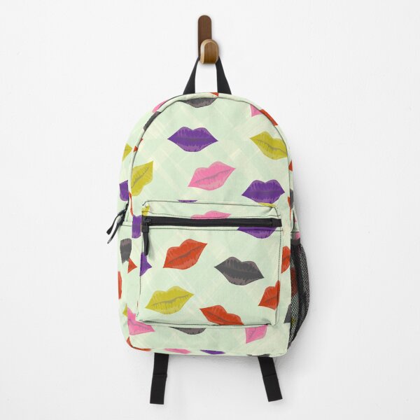 Item preview, Colorful Lips Pattern – Bold Kiss Print Pop Art Design designed and sold by Woolpixel.