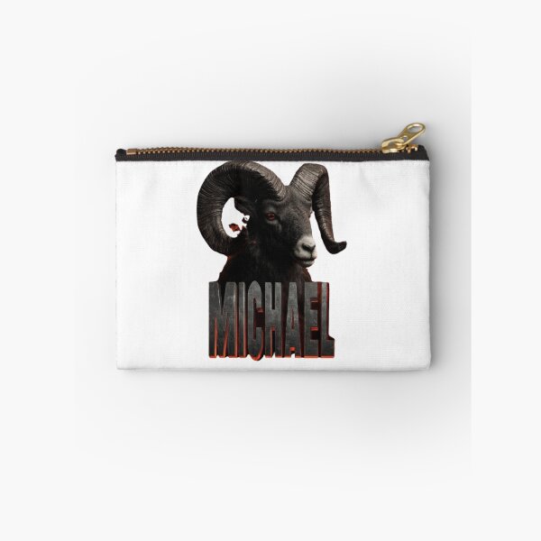 Item preview, Michael Aries Zodiac Sign – Fiery Ram Name Art Design designed and sold by AlexLineArt.