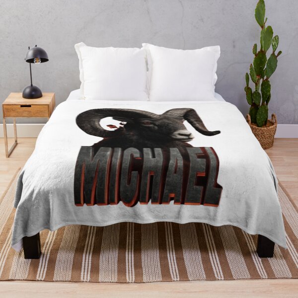 Item preview, Michael Aries Zodiac Sign – Fiery Ram Name Art Design designed and sold by AlexLineArt.
