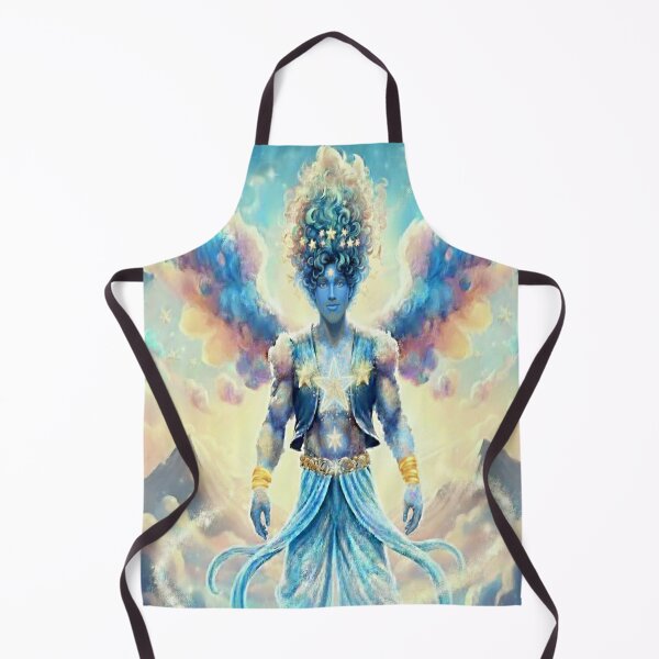 Item preview, Young Curly Angel Cloud King Heaven Fantasy Celestial designed and sold by CelestialKingdomArt.