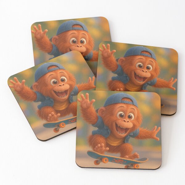 Item preview, Skater Bornean Orangutan designed and sold by Sillytoe.
