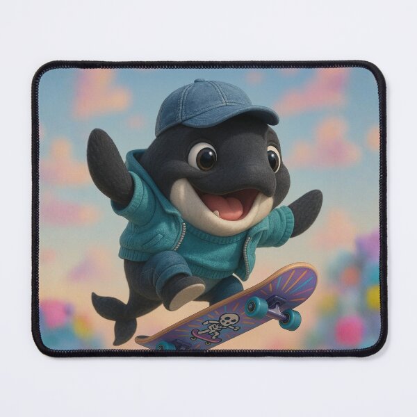 Item preview, Skater Bowhead Whale designed and sold by Sillytoe.
