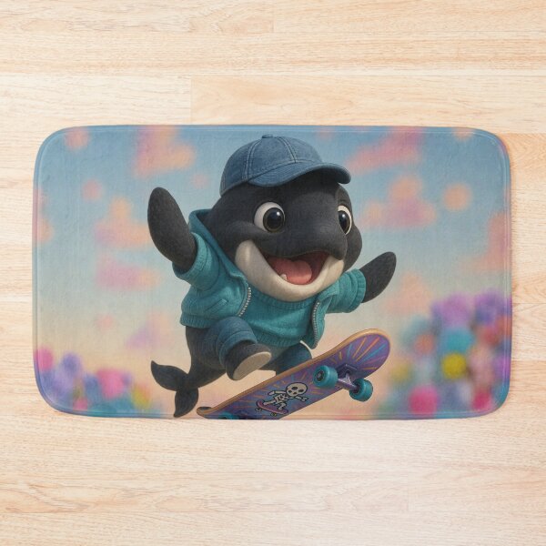 Item preview, Skater Bowhead Whale designed and sold by Sillytoe.