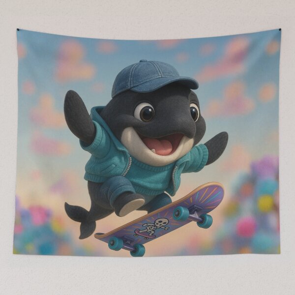 Item preview, Skater Bowhead Whale designed and sold by Sillytoe.