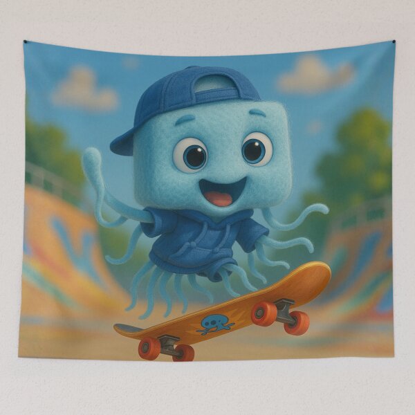 Item preview, Skater Box Jellyfish designed and sold by Sillytoe.