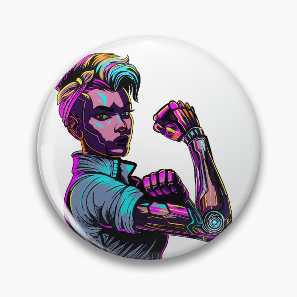 Item preview, Cyberpunk - Mira the Modder designed and sold by FranettiArt.