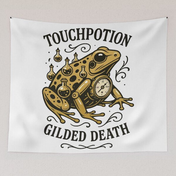 Item preview, Touchpotion Gilded Death Frog Design designed and sold by WildlifeInc.