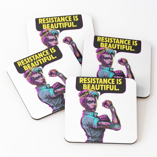 Item preview, Cyberpunk - Mira the Modder - Resistance is Beautiful designed and sold by FranettiArt.