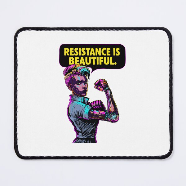 Item preview, Cyberpunk - Mira the Modder - Resistance is Beautiful designed and sold by FranettiArt.