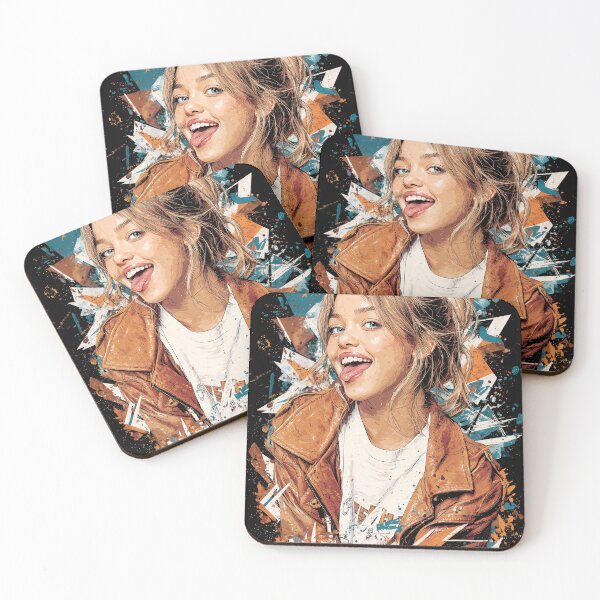 Item preview, Sydney Sweeney Great Jeans Flirty Smile Celebrity Print Design designed and sold by Senpaiwaves.
