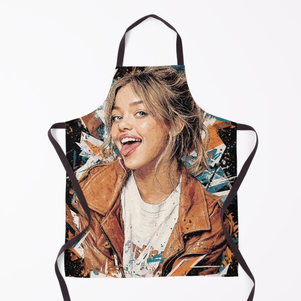 Item preview, Sydney Sweeney Great Jeans Flirty Smile Celebrity Print Design designed and sold by Senpaiwaves.