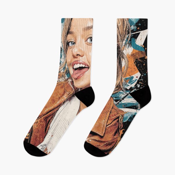 Item preview, Sydney Sweeney Great Jeans Flirty Smile Celebrity Print Design designed and sold by Senpaiwaves.