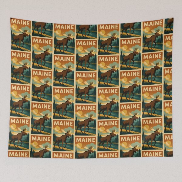 Item preview, Maine  designed and sold by Broken Antler Designs .