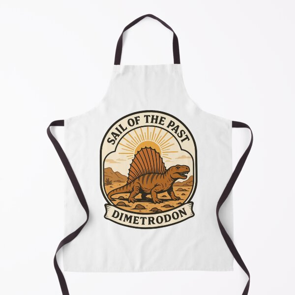 Item preview, Sail of the Past – Dimetrodon Prehistoric Reptile Retro Design designed and sold by WildlifeInc.