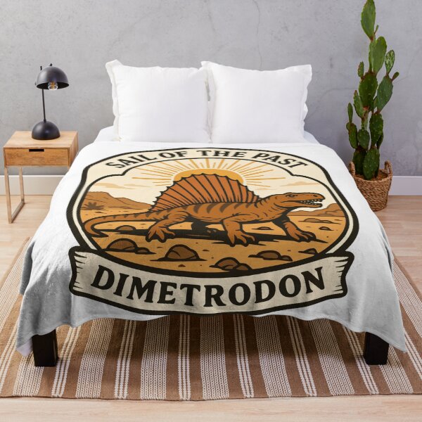 Item preview, Sail of the Past – Dimetrodon Prehistoric Reptile Retro Design designed and sold by WildlifeInc.