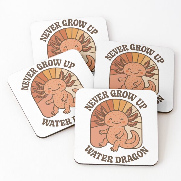 Item preview, Cute Retro Axolotl Water Dragon – Never Grow Up Design designed and sold by WildlifeInc.