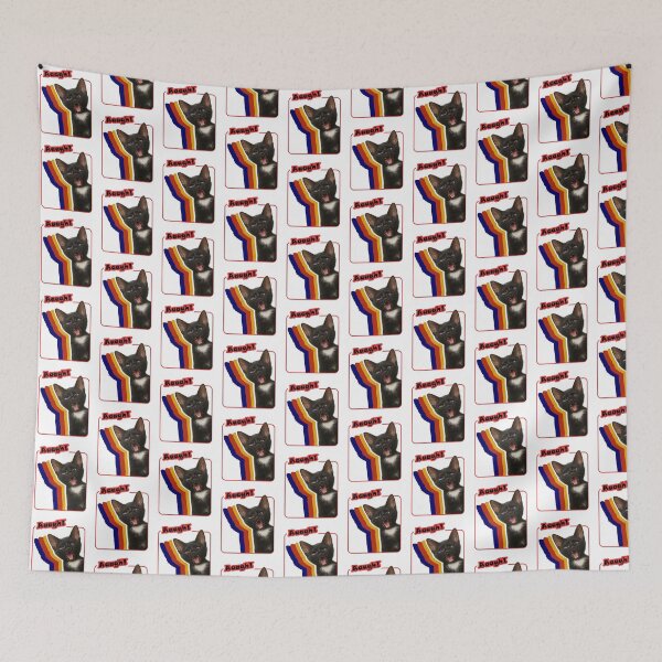 Item preview, Aaagh Cat Meme –  Screaming Kitty Retro Rainbow Design | Funny Chaotic Humor designed and sold by Cree8if.