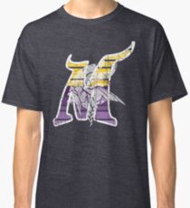 MINNESOTA - M - DISTRESSED DESIGN WITH M FOR MINNESOTA AND A VIKING Classic T-Shirt
