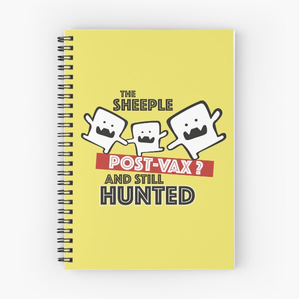 Item preview, The Sheeple – Post-Vax? And Still Hunted! | Funny Ghost Satire Design designed and sold by RetroChill.