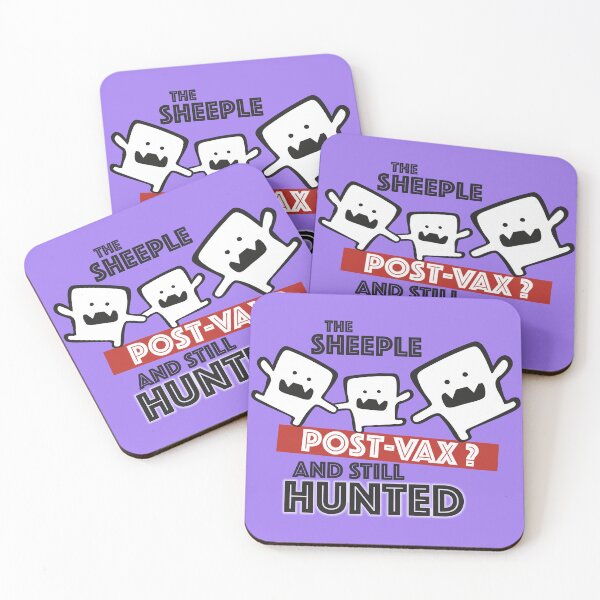 Item preview, The Sheeple – Post-Vax? And Still Hunted! | Funny Ghost Satire Design designed and sold by RetroChill.