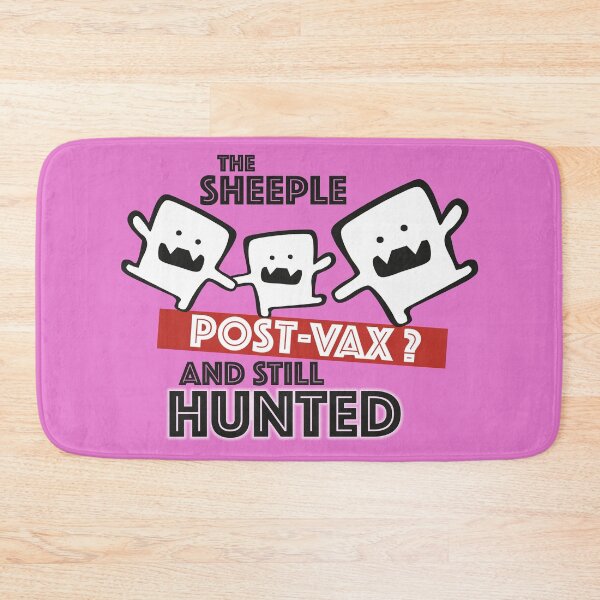 Item preview, The Sheeple – Post-Vax? And Still Hunted! | Funny Ghost Satire Design designed and sold by RetroChill.