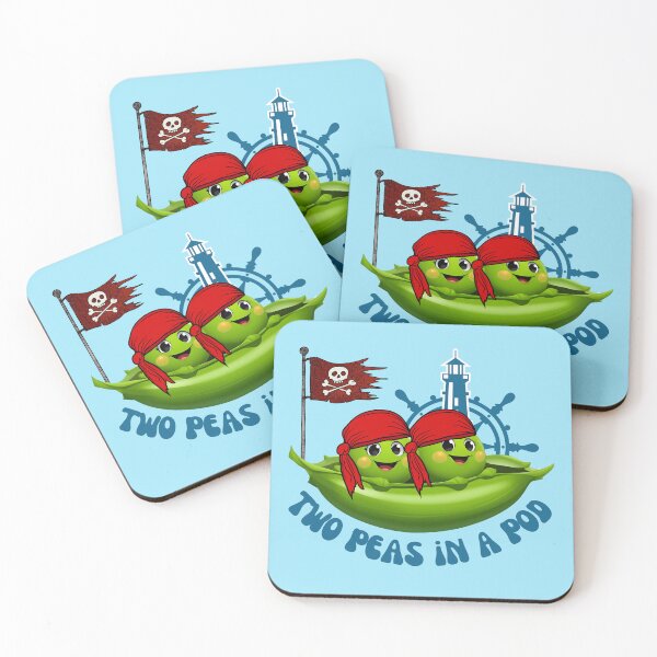 Item preview, Funny Matching Two Peas in a Pod Cute Twins designed and sold by Zayavca.