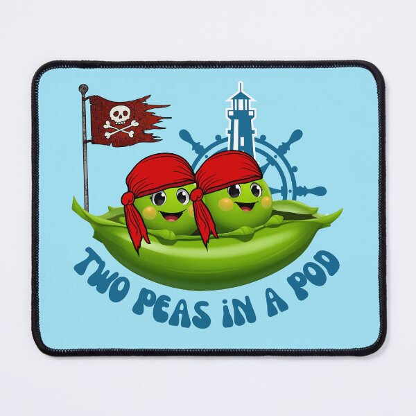 Item preview, Funny Matching Two Peas in a Pod Cute Twins designed and sold by Zayavca.
