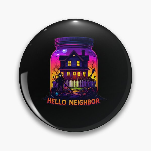 Item preview, Spooky Neighbor's Jar House | Hello Neighbor Fan Art Print designed and sold by Alicjareign.