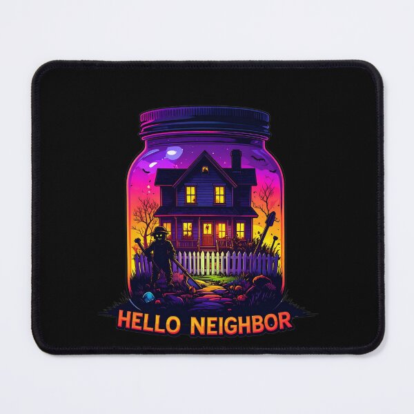 Item preview, Spooky Neighbor's Jar House | Hello Neighbor Fan Art Print designed and sold by Alicjareign.