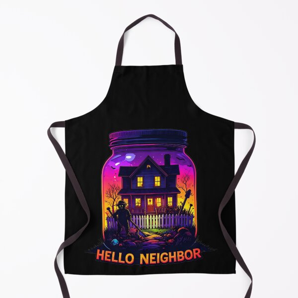 Item preview, Spooky Neighbor's Jar House | Hello Neighbor Fan Art Print designed and sold by Alicjareign.