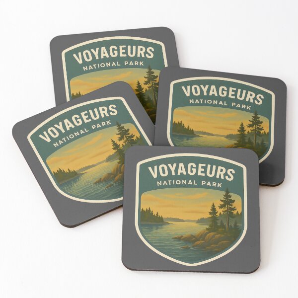 Item preview, Vintage American National Park Print: Voyageurs designed and sold by PinUpPizzazz.