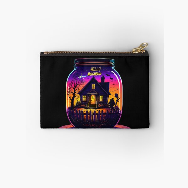 Item preview, Spooky Neighbor's Jar House | Hello Neighbor Fan Art Print designed and sold by Alicjareign.