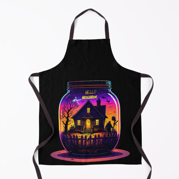 Item preview, Spooky Neighbor's Jar House | Hello Neighbor Fan Art Print designed and sold by Alicjareign.
