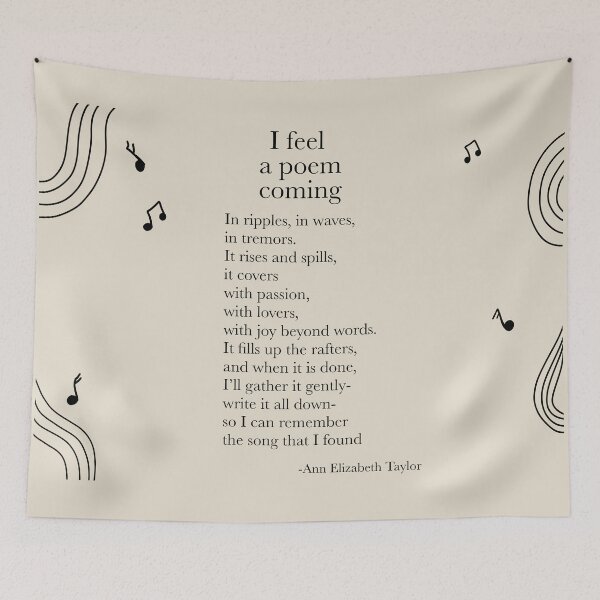 Item preview, I Feel A Poem Coming designed and sold by the-coin-jar-co.