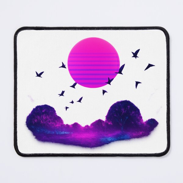 Item preview, Vaporwave sunset with birds designed and sold by TrieuArt.