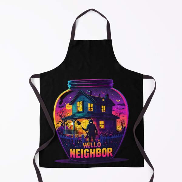 Item preview, Spooky Neighbor's Jar House | Hello Neighbor Fan Art Print designed and sold by Alicjareign.