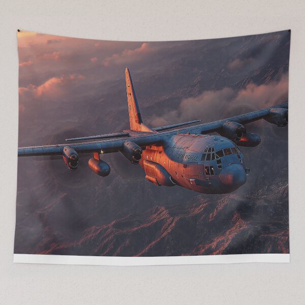 Item preview, Royal Air Force Hercules C130 Above the Clouds of Britain designed and sold by Skyframe Aviation.