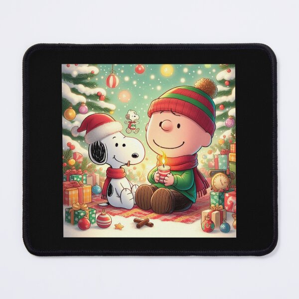 Item preview, Peanuts Snoopy and Charlie Brown Christmas Magic | Holiday Candle Light Scene designed and sold by lojadpop.